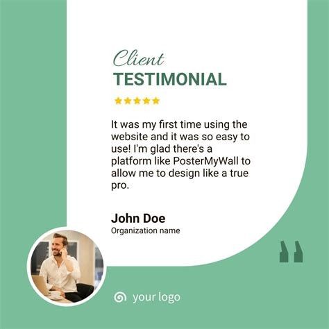 Testimonial Client One